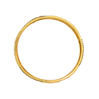 Antique Gold Plated Kada Bangles with Floral Design & Stone Work for Women