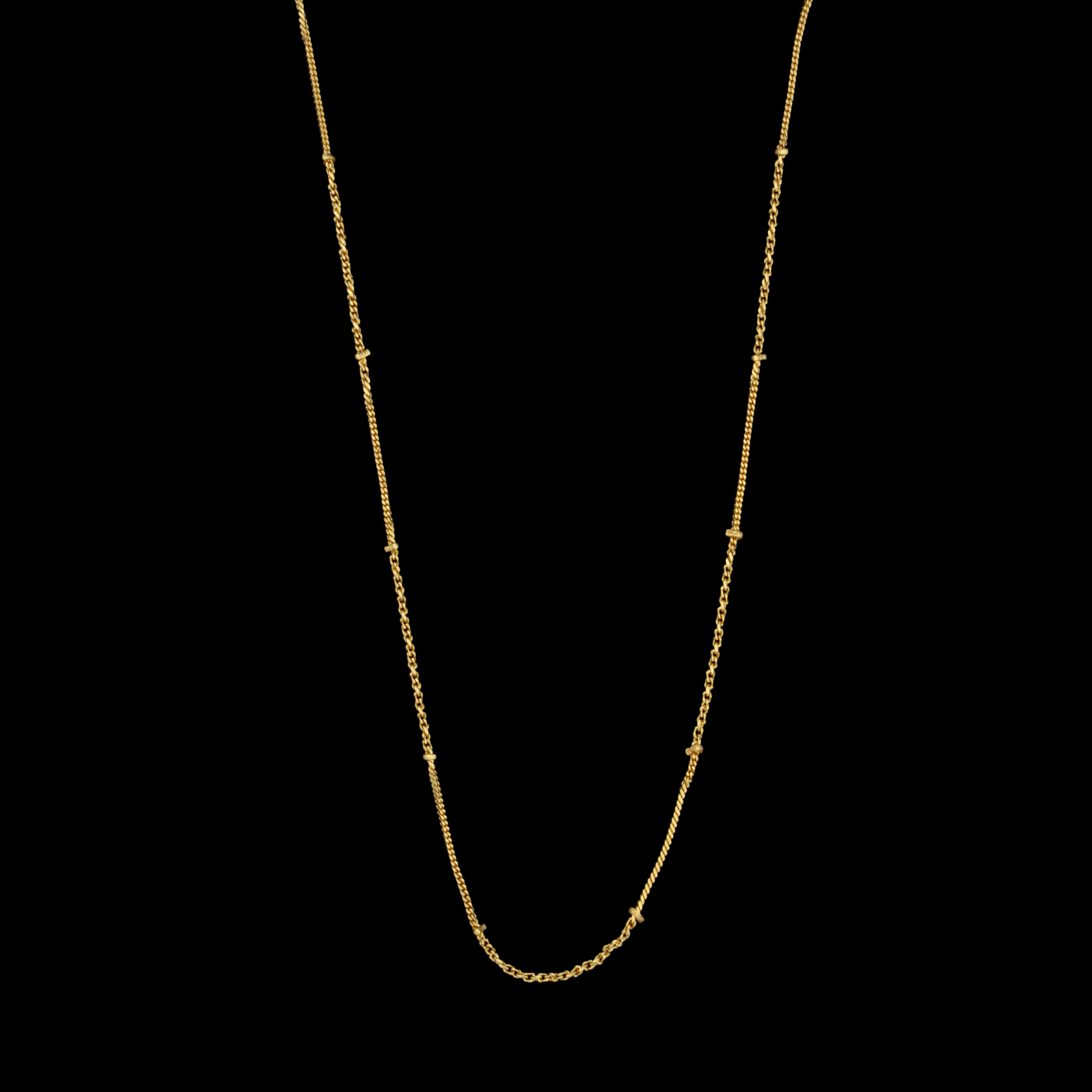 Combo of 4 Stylish Gold Plated Chains for Women & Girls – Lightweight Daily Wear Necklace Set
