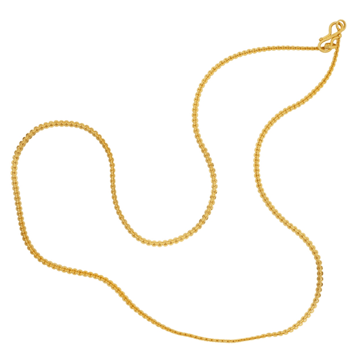 Delicate Gold-Plated Box Chain for Women - BeMine