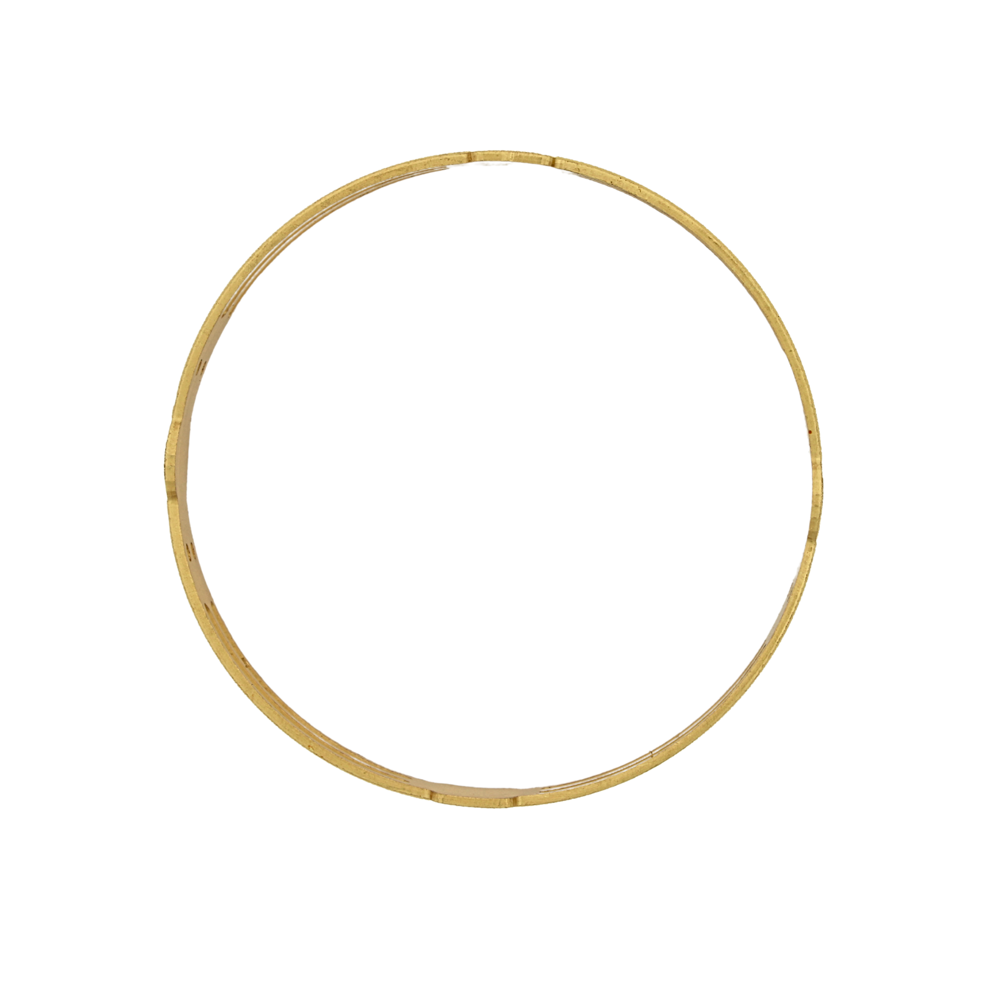 Elegant Dual-Tone Gold Bangles – Classic Pair