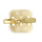 Elegant Gold-Plated Adjustable Ring for Women – Star Motif with Ruby & CZ Accents - BeMine