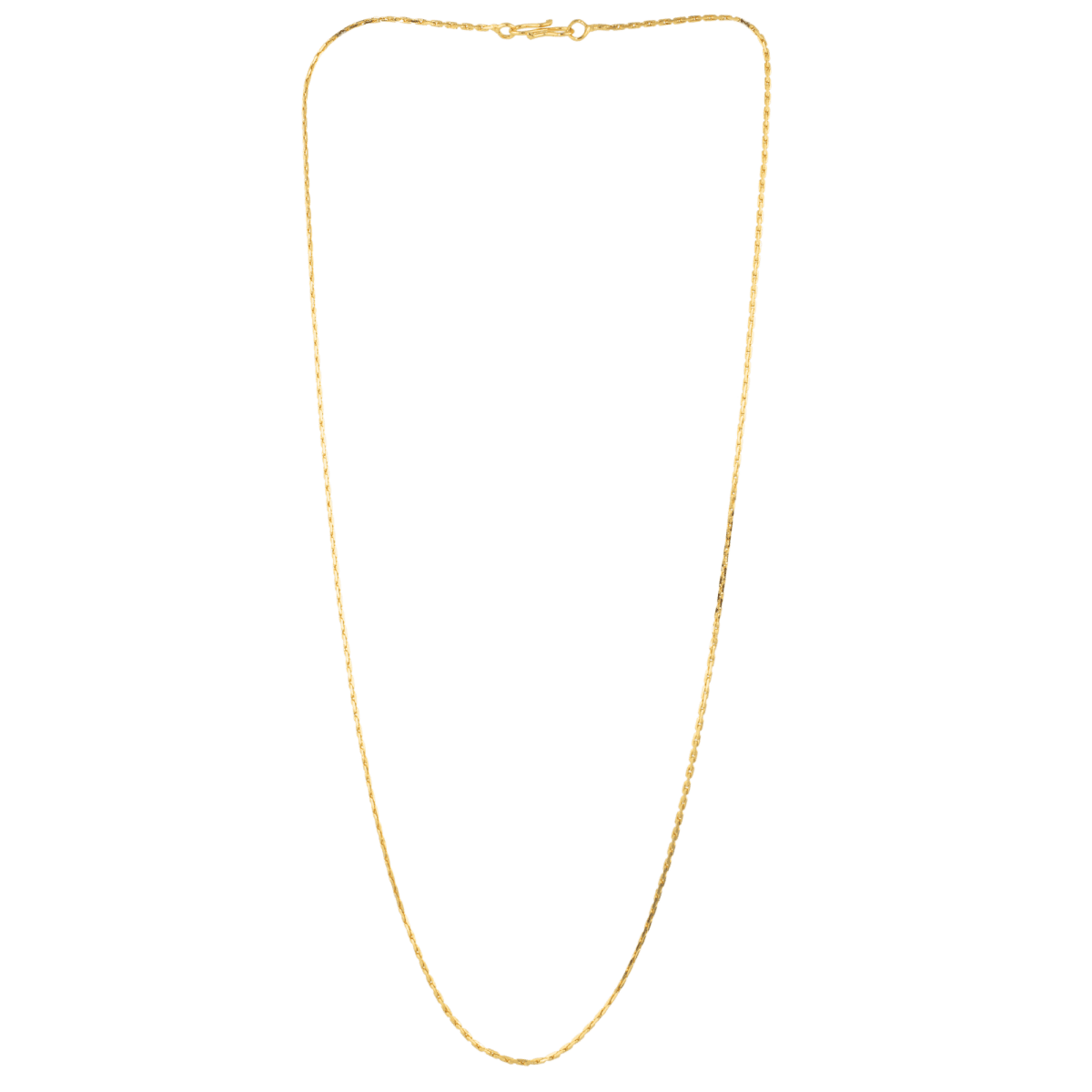 Elegant Gold-Plated Box Chain for Women | Lightweight Daily Wear Necklace - BeMine