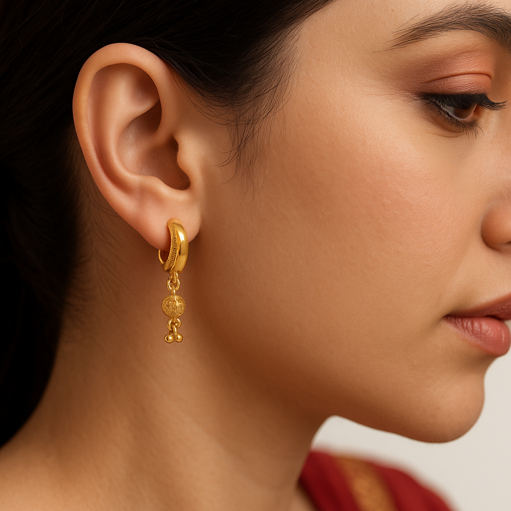 Gold-Plated Jhumki Earrings – Add Elegance to Every Look - FREE worth Rs. 99