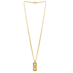 Gold-Plated Ganesh Pendant Necklace with Chain - BeMine