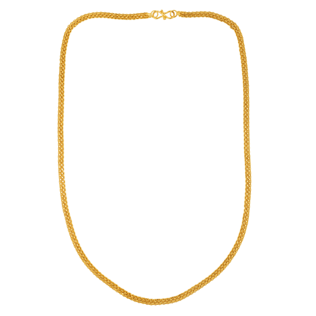 Gold-Plated Round Box Chain for Men & Women | Durable Daily Wear Chain - BeMine