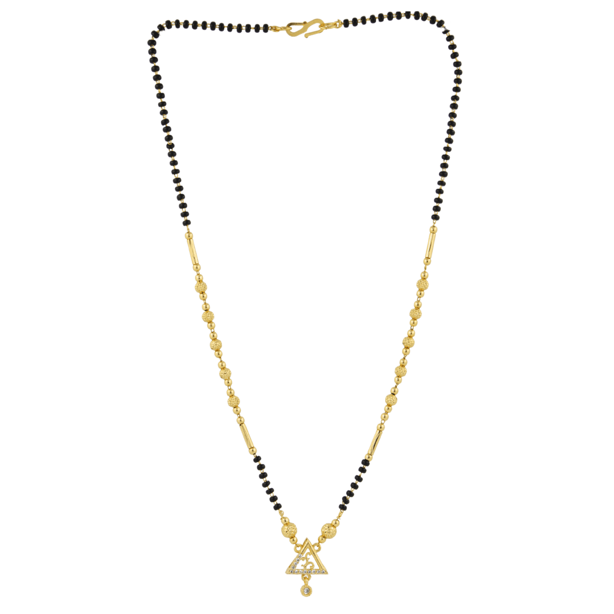 Triangle Pendant Gold-Plated Mangalsutra - BeMine
